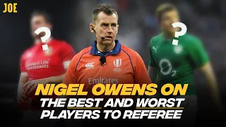 Nigel Owens on the best and worst players to referee, rule changes rugby should make