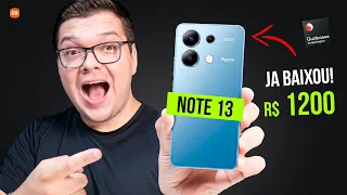 novo rei! Redmi Note 13 ficou MELHOR e com MESMO PREÇO do NOTE 12!