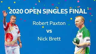 Just. 2020 World Indoor Bowls Championships: Day 17! OPEN SINGLES FINAL!
