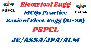 Lecture No. 3 | MCQs Practice (51-85) | Basic of Electrical Engineering | PSPCL & PSTCL JE Exams