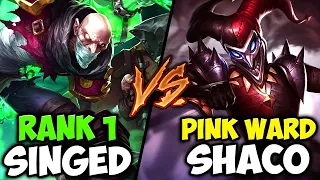 I WENT UP AGAINST PINK WARD'S SHACO TOP | THE ULTIMATE ONE TRICK BATTLE