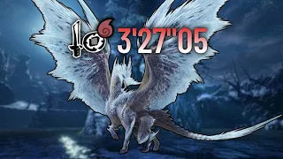 【MH:Rise Sunbreak】MR6★ Velkhana 3'27"05 SnS Solo | イヴェルカーナ 片手剣 ソロ