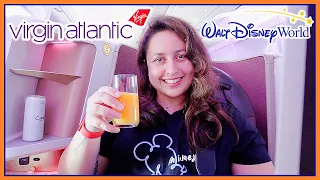 Walt Disney World TRAVEL DAY! Flying Virgin Atlantic UPPER CLASS through Atlanta 2024