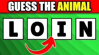 Guess The Animal by It's Scrambled Name | Scrambled Word Game