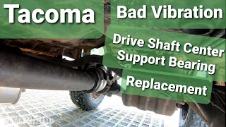 Tacoma Drive Shaft Center Support Bearing Replacement Carrier Bearing Bad Vibration