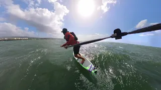 SUP Downwind Foiling-Port Allen 2 Poipu Kauai Voyagers JD Irons Lift-Kalama Barracuda -Insta360 X3