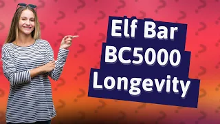 How long does an Elf Bar BC5000 last without charging?