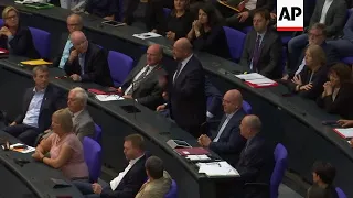 AfD leader's defence of Chemnitz protests causes parliamentary row