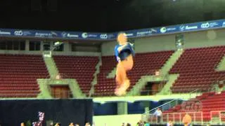 Lina SJOEBERG (SWE) -- 2013 Double-Mini Trampoline Worlds, Qualifications