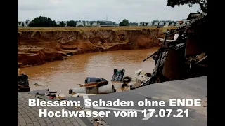 Erftstadt Blessem nach dem Hochwasser Juli 2021