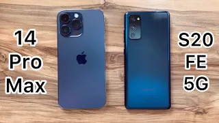 iPhone 14 Pro Max vs Samsung Galaxy S20 FE 5G