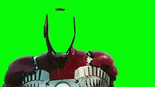 Tony Stark green suit with green screen