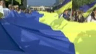 Ukrainians in Greece march to mark Independence Day