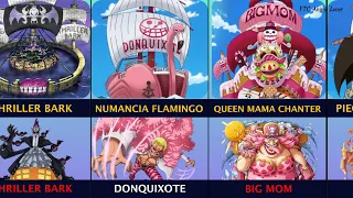 ONE PIECE All Pirates Ships new