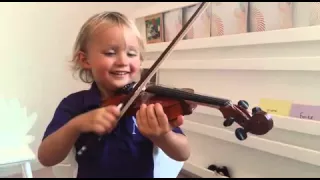 3 Year Old Loves Suzuki Violin