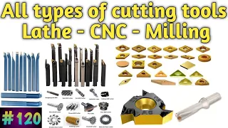 All cutting tools of CNC turning and VMC Machine || single point and multi point cutting tools ||