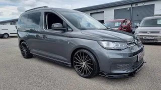 vw caddy life dsg 5 seats modified Lowered alloys splitter sidebars leather sportline edition r