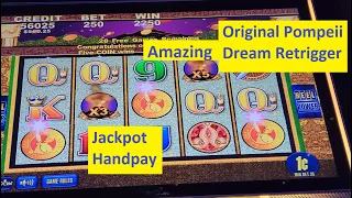 Massive Jackpot Handpay on the Original Pompeii Slot