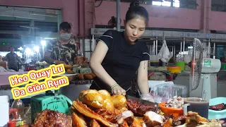 Vợ cao thủ chặt heo quay Kim Mai khai đao đầu giờ ra miếng thịt da giòn rụm thơm ngon