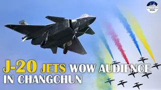 WATCH: China's J-20 fighter jets perform stunts to the excitement of the audience