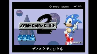 【30分耐久】メガCD2　起動画面　Sega Mega-CD Model 2 Japanese Startup Screen