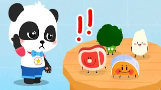 Baby Panda's Magic Kitchen | Make Gourmet | Learn How To Get a Balanced Diet | Babybus Game Video