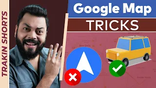 गूगल मैप्स के बारे में ये कोई नहीं बताएगा | Hidden Google Maps Tricks ⚡ #TrakinShorts #Shorts