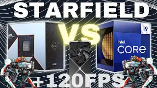 Starfield 4090 + 7800X3D vs 13900K | 4K 1440p 1080p