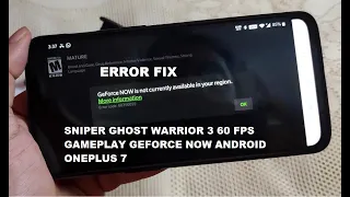 How to use GeForce Now in Unsupported Countries like India OnePlus 7 Sniper Ghost Warrior 3 Gameplay
