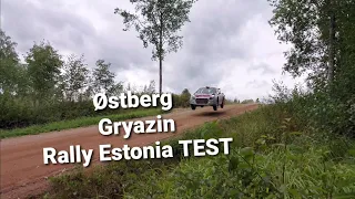 Gryazin and Østberg Rally Estonia 2020 TEST
