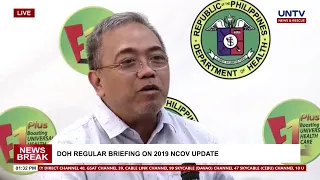 LIVE: DOH Update on 2019 Novel Coronavirus | January 31, 2020