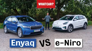 NEW Skoda Enyaq vs Kia e-Niro review – which is the ultimate real-world electric car? | What Car?