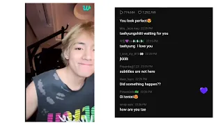 Taehyung 🐯 Weverse live 🔴 today 31/7/2023 [SUB-ENG]#bts #vlive #v #weverse