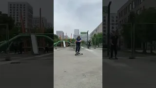 2 випа флэт #skate #трюки #scooter #мем #самокат #бекфлип #трюкинасамокате #funny #трюковойсамокат