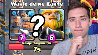 🤔😅ALPHABET WÄHLT KARTEN! | Schwierige Auswahl | Clash Royale deutsch