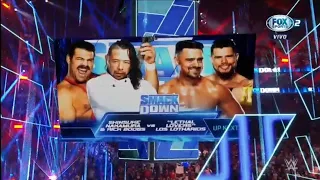 Shinsuke Nakamura & Rick Boogs Vs Angel Garza & Humberto Carrillo - WWE Smackdown 18/03/2022 Español