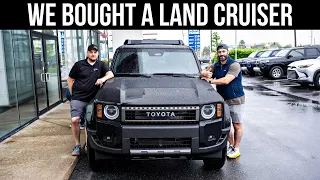We bought a 2024 Toyota Land Cruiser First Edition