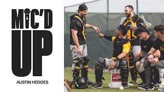 Austin Hedges Mic'd Up in Catcher's Drills at Spring Training | Pittsburgh Pirates