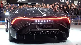 WORLD PREMIERE: € 16.7 MILLION BUGATTI LA VOITURE NOIRE - GENEVA MOTORSHOW 2019