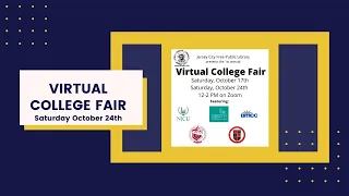 Jersey City Free Public Library Virtual College Fair: Session 2