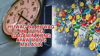 HUWAG NA HUWAG MO ITONG GAGAWIN KUNG AYAW MONG MALASIN-APPLE PAGUIO7