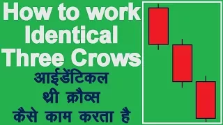 How to use Identical Three Crows Candlestick Pattern in Hindi. Technical Analysis in Hindi