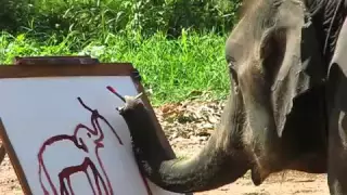 Suda. слон - художник