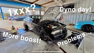 BIG SINGLE TURBO E36 HITS THE DYNO! (Road to 1000hp pt.1)