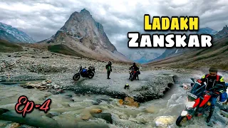 World’s Toughest Ride 😰 SHINKULA To GOMBO RANJAN 🏍 Zanskar | Ladakh 2022 || EP-4