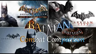 Batman Arkham Series Combat Comparison