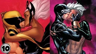 Top 10 Superheroes Storm Has Hooked Up With