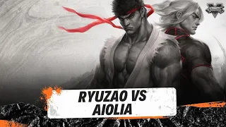 Street Fighter 6 - Ryuzão vs Aiolia (Ken) treino de leve !