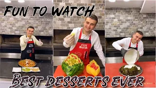 Burak özdemir||Tiktok recipes|| Best desserts ever