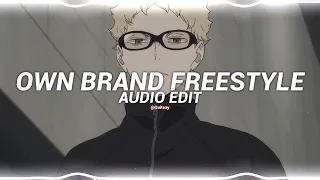 own brand freestyle - felixthe1st, dreya mac, finch fetti [edit audio]